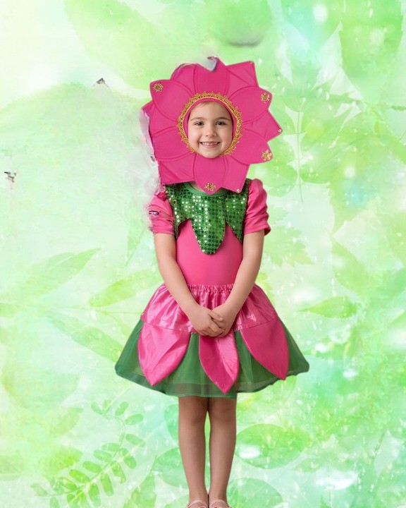 Disfraz de Flor Fucsia 2
